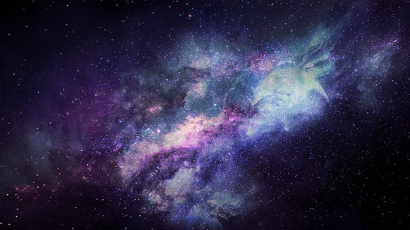 Sky Full Of Sparkling Stars Galaxy, HD wallpaper
