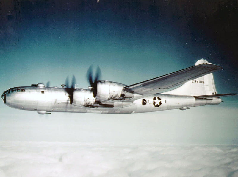 B-29 Bomber, world war two, ww2, world war ii, world war 2, b29, b-29, old military plane, wwii, bomber, HD wallpaper