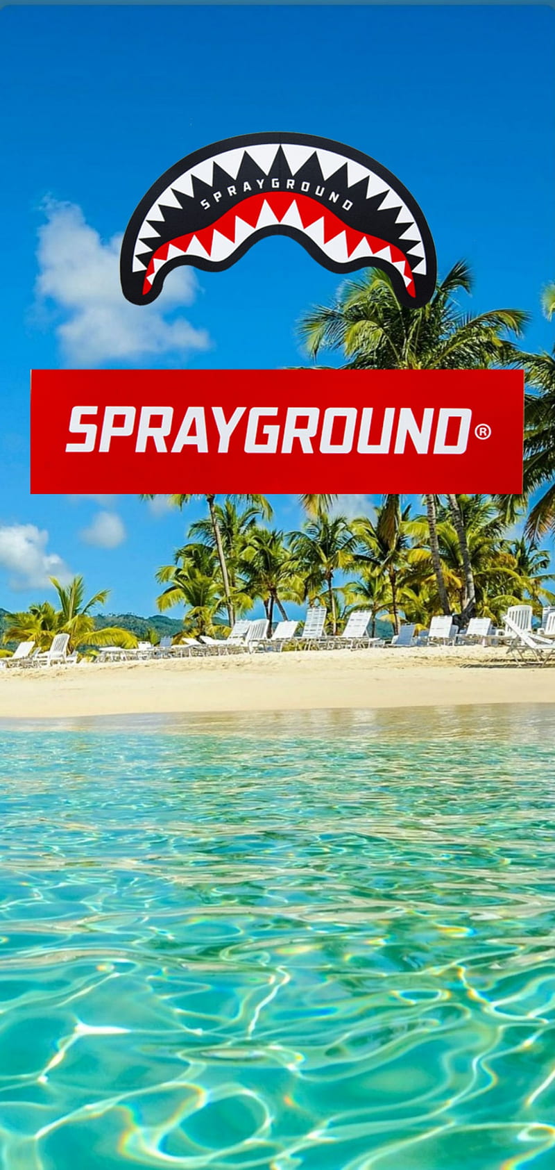 Sprayground sea, beach, beaches, coast, islands, landscape, port, side, sun, tropical, HD phone wallpaper