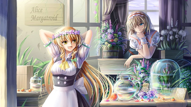 Anime Girls Window Girl Anime Woman Doll Hd Wallpaper Peakpx