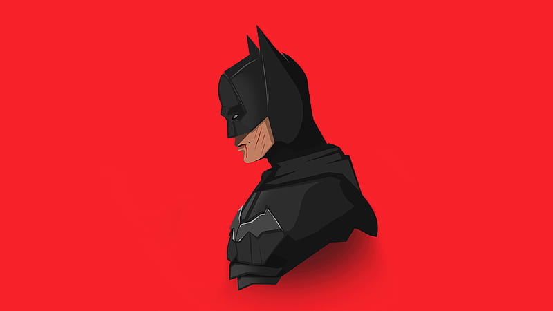 The Batman 2021 Minimalism, the-batman, batman, superheroes, artwork, artist, HD wallpaper