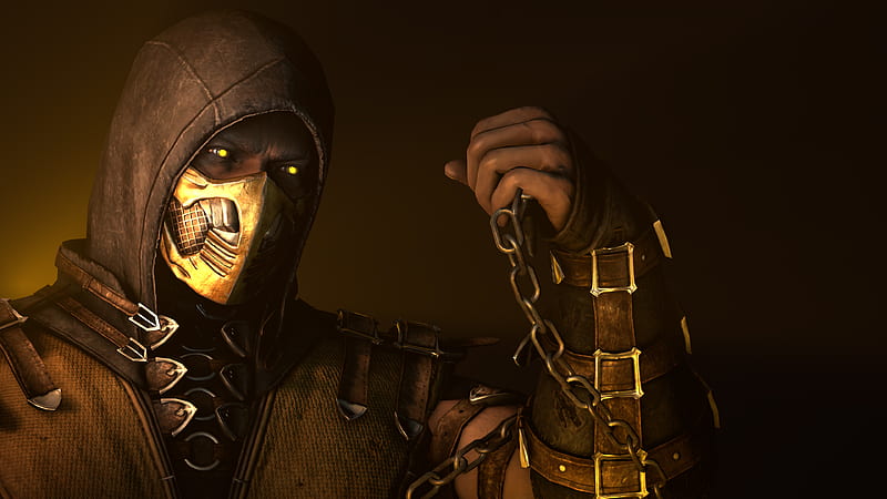 Scorpion Mortal Kombat X Poster, scorpion, games, xbox-games, ps-games, pc-games, mortal-kombat, HD wallpaper