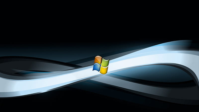 Windows 3d, windows 3d, resplandor, oscuro, microsoft, Fondo de pantalla HD  | Peakpx