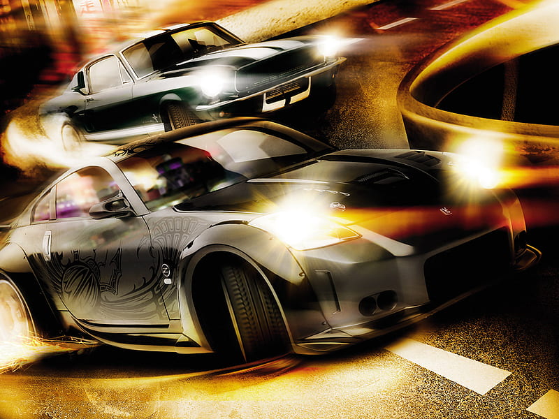 The Fast and the Furious, cars speed, slide, game, racing, fast, HD wallpaper