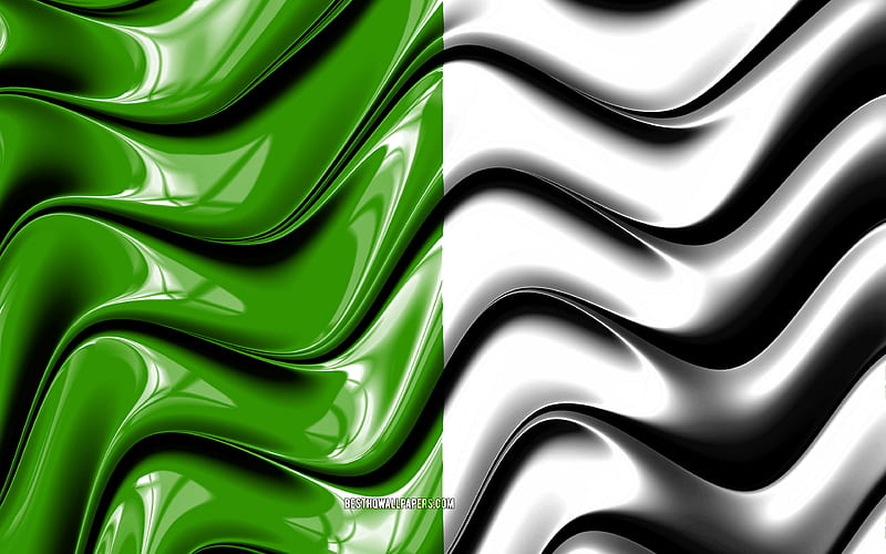 Fermanagh flag Counties of Ireland, administrative districts, Flag of Fermanagh, 3D art, Fermanagh, irish counties, Fermanagh 3D flag, Ireland, United Kingdom, Europe, HD wallpaper