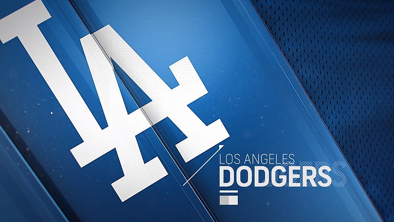 Los Angeles Dodgers With Letter LA On Side Dodgers, HD wallpaper