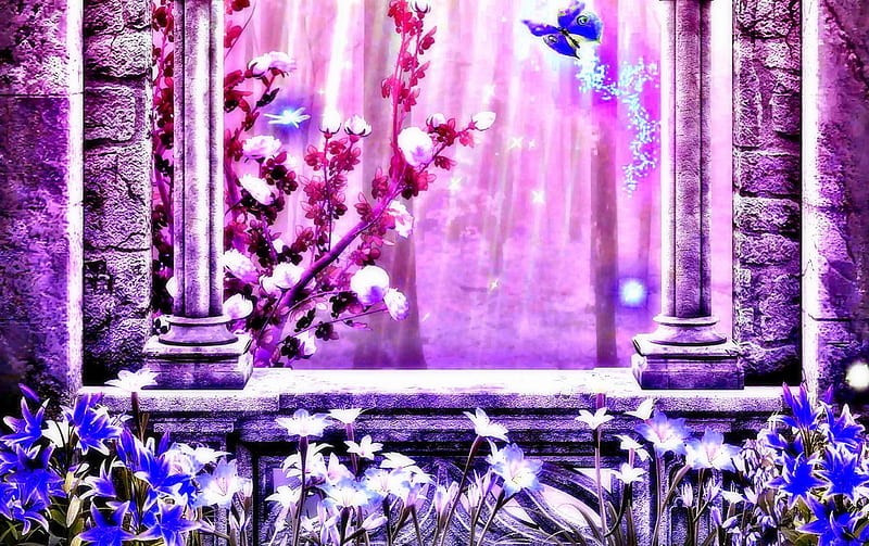 ✰Adorable Blue Butterfly✰, pretty, lavender, curtain, adorable, flapping, sweet, sparkle, fantasy, flutter, butterfly, splendor, bright, flowers, butterfly designs, florals, wings, lovely, trees, cute, cool, purple, flying, lily, colorful, shine, bonito, seasons, leaves, dragonfly, pink, light, blue, animals, window, lilies, colors, spring, butterflies, roses, plants, summer, HD wallpaper