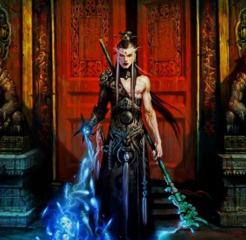 Elemental Evil, fantasy, magic, gaming, wizard, HD wallpaper | Peakpx