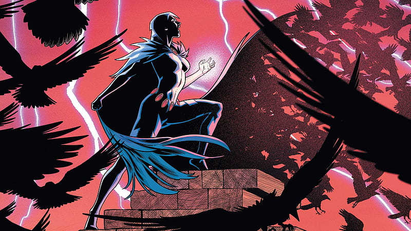 raven superhero wallpaper