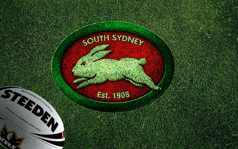 Rugby, South Sydney Rabbitohs, National Rugby League , NRL , Logo, HD wallpaper