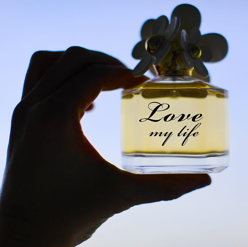 Love Affirmation, female, happinnes, luxury, perfume, HD wallpaper