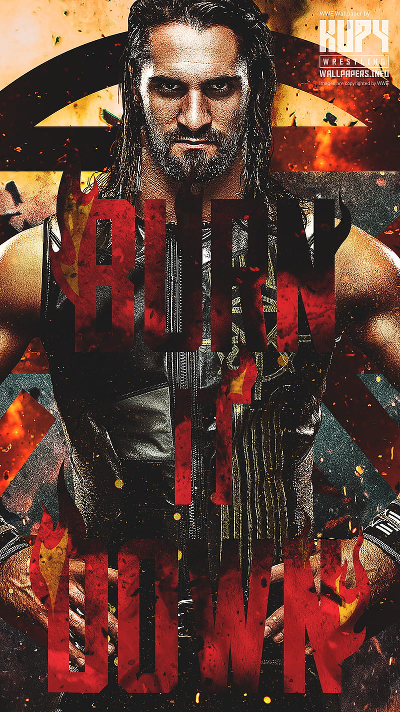 Seth Rollins WWE, burn it down, rollins wwe, seth rollins, seth wwe, HD phone wallpaper