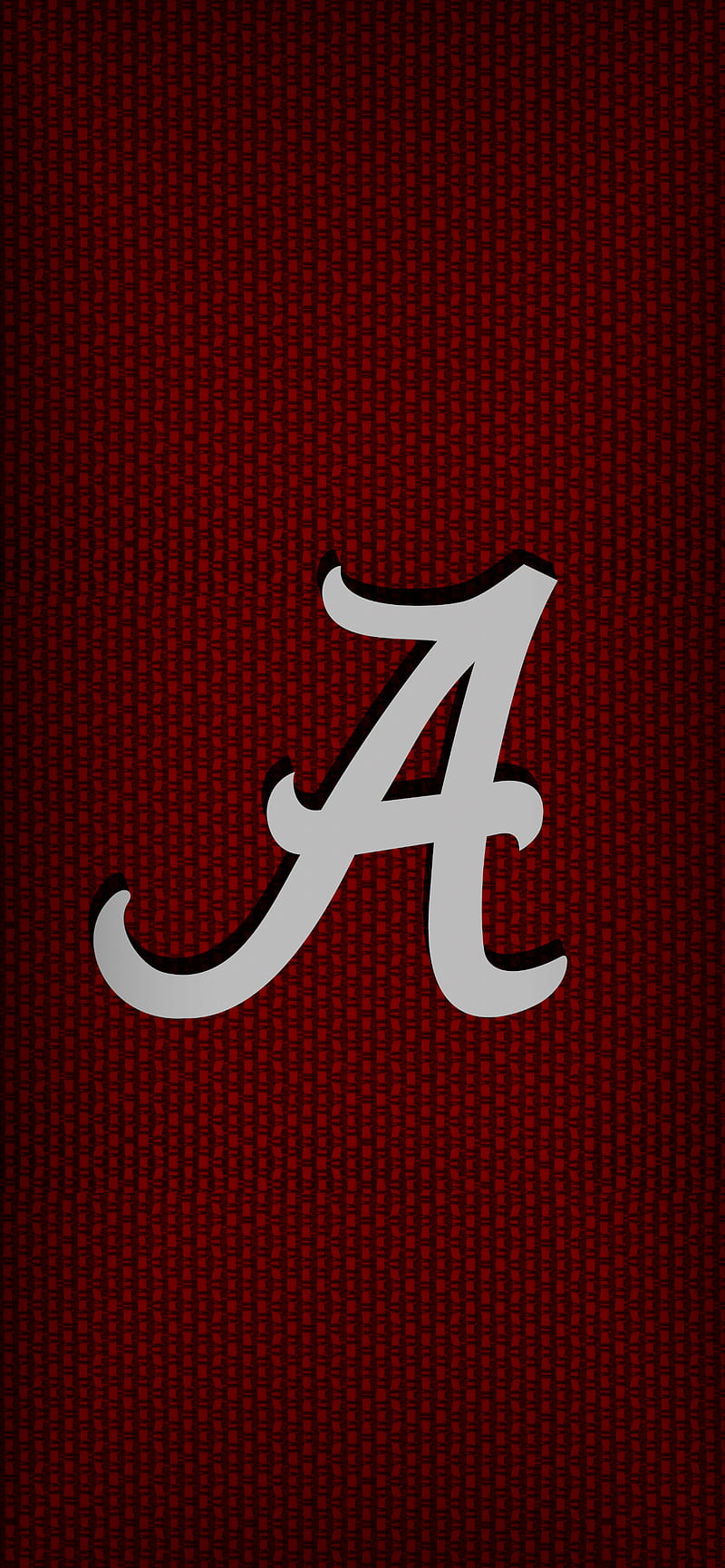 Alabama Script 4, crimson, football, iphone, logo, tide, HD phone wallpaper