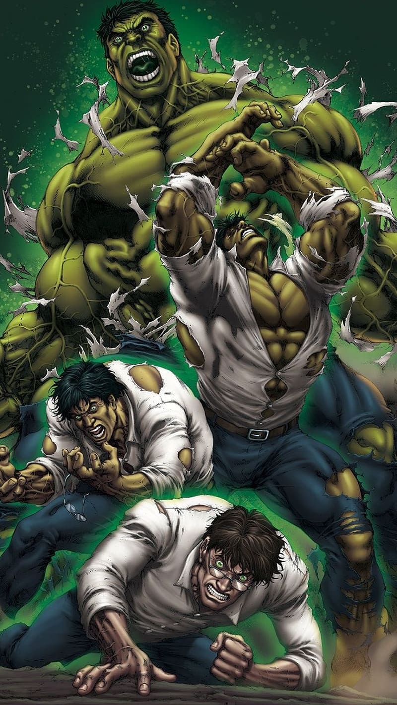 Hulk, Aggressive Moment, marvel, avengers, HD phone wallpaper
