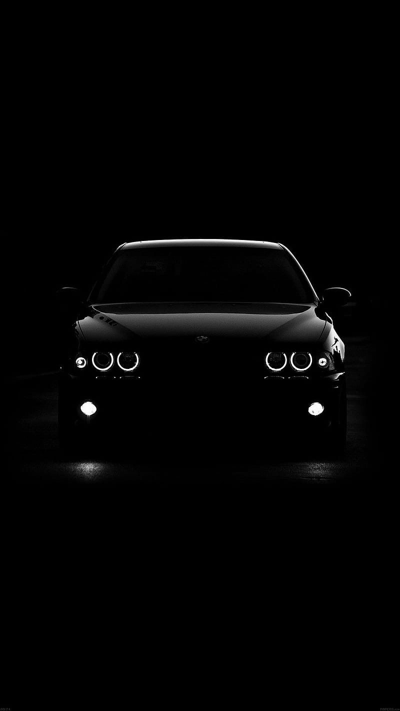 BMW, black, dark, vehicle, HD phone wallpaper | Peakpx