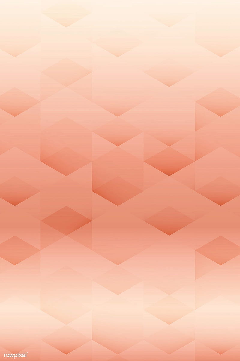 Peach geometric pattern background. / marinemynt. Geometric pattern background, Background patterns, Geometric background, Peach Abstract, HD phone wallpaper
