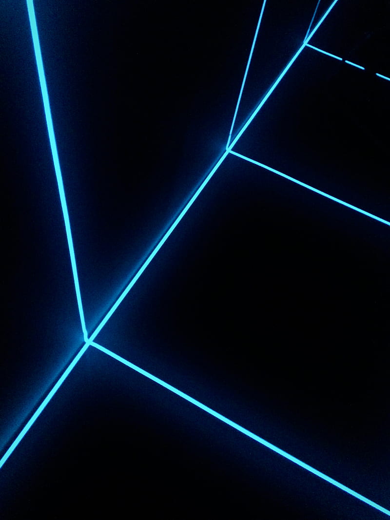 neon, stripes, blue, HD phone wallpaper
