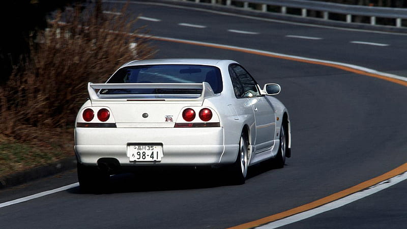 1996 Nissan Skyline GT-R V-spec, Coupe, Inline 6, Turbo, car, HD wallpaper