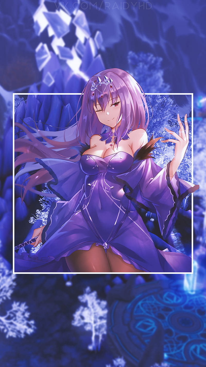 anime girls, -in-, anime, Scathach (Fate/Grand Order), Fate/Grand Order, HD phone wallpaper