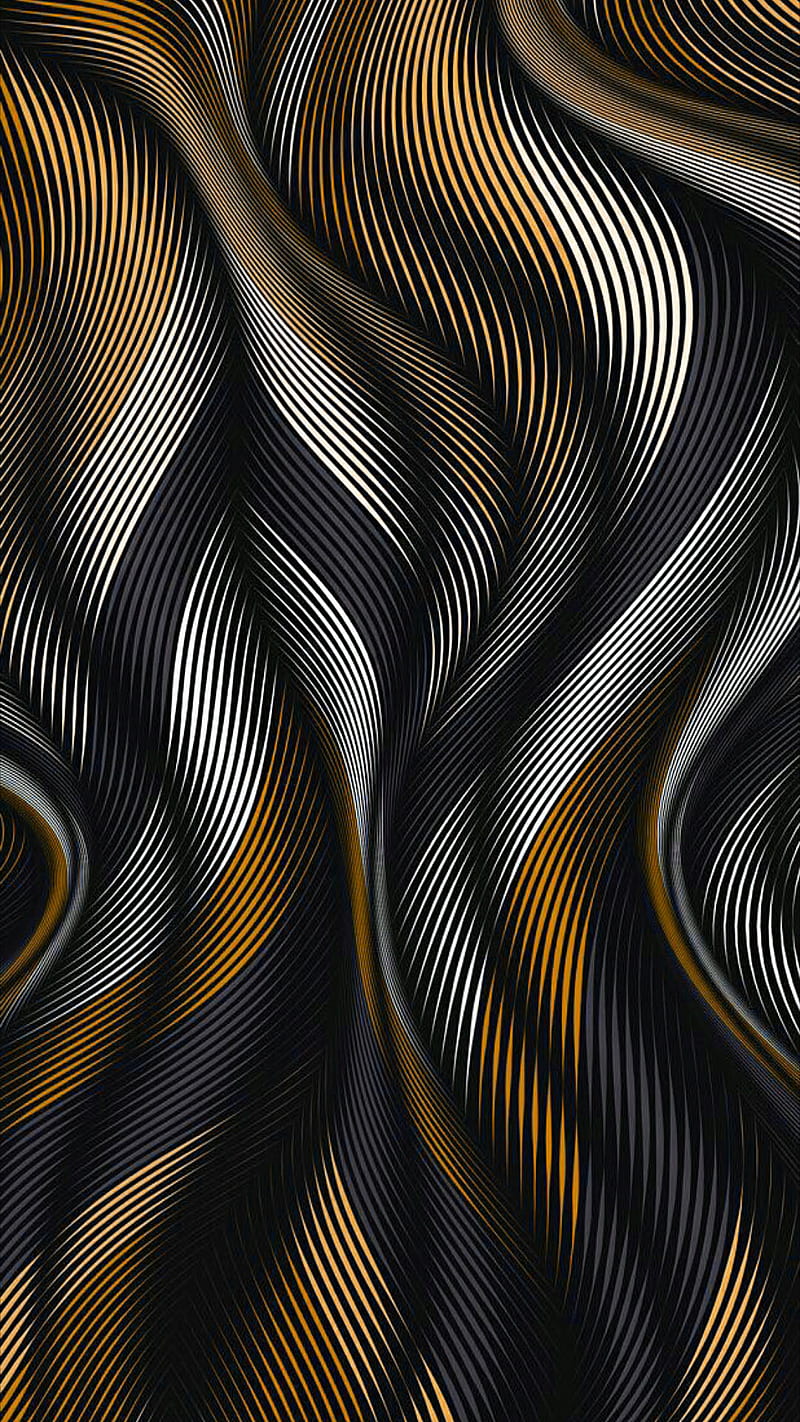 abstract waves, abstract, desenho, line, wave, HD phone wallpaper