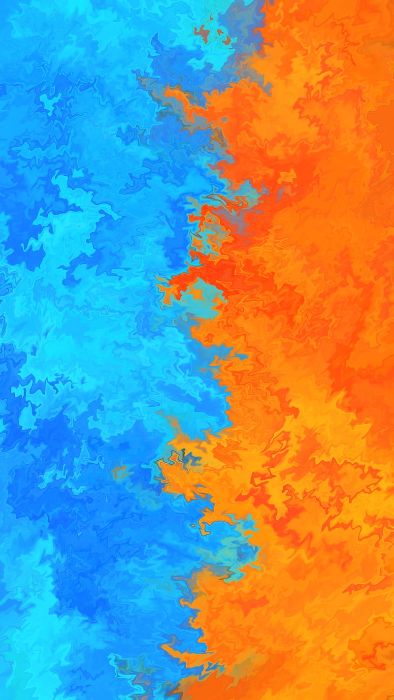 cool orange and blue backgrounds