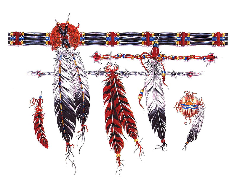 HD wallpaper native feathers native american abstract other feathers