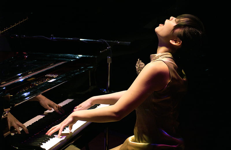Pianists, concert, woman, piano, other, HD wallpaper