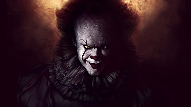 Pennywise The Clown Fanart, it, 2017-movies, movies, , artist, artwork, pennywise, HD wallpaper