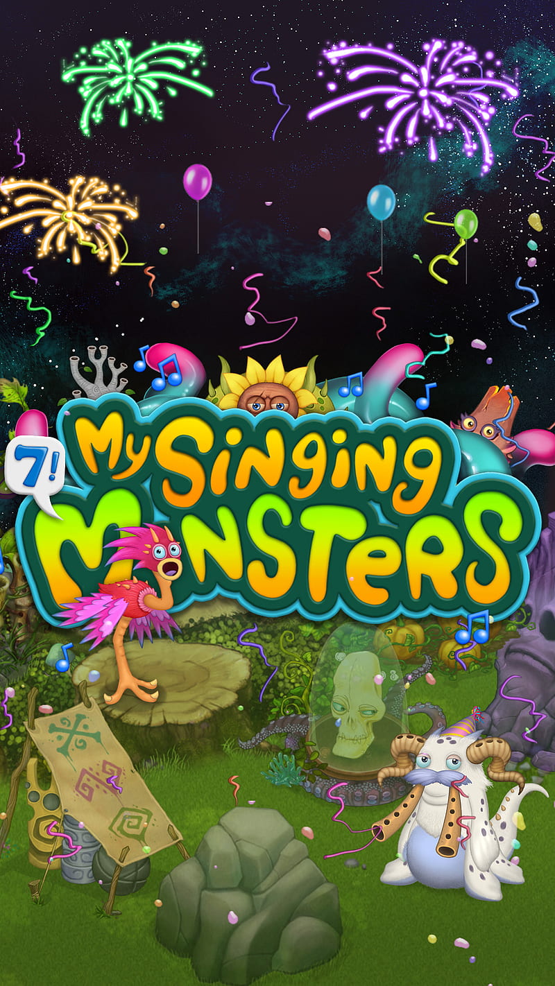 My Singing Monsters, my singing monsters 7th anniversary, HD phone wallpaper