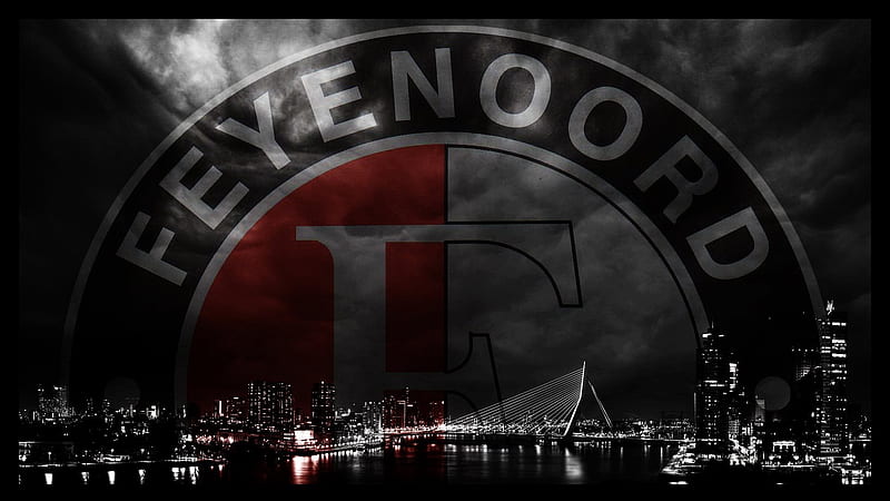 Feyenoord, Rotterdam, Netherlands, football, Feyenoord emblem, HD wallpaper