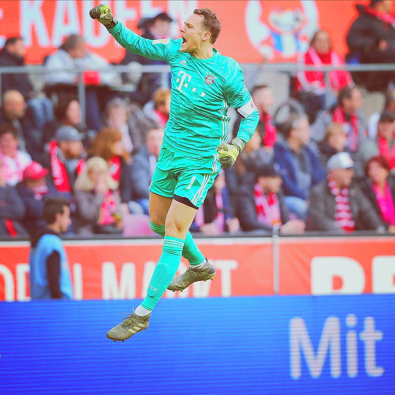 Manuel Neuer, bayern munchen, football, goalkeeper, neuer, HD phone wallpaper