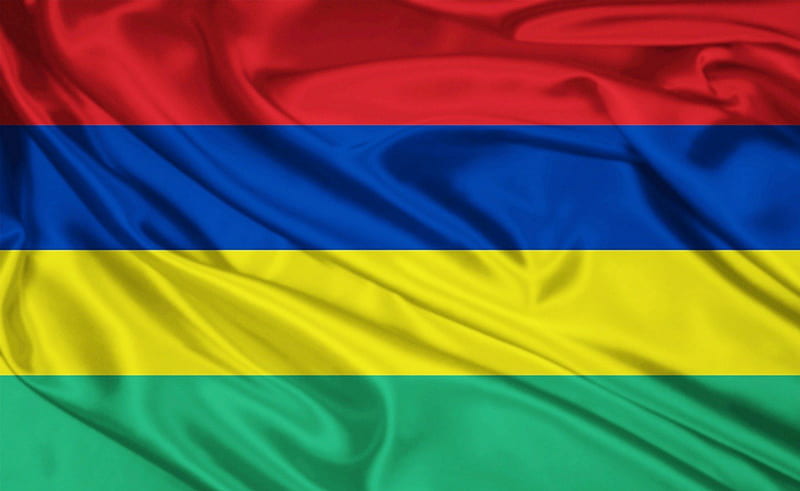 Mauritius, symbol, texture, country, flag, HD wallpaper