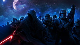 Stormtroopers Darth Vader, games, darth-vader, HD wallpaper