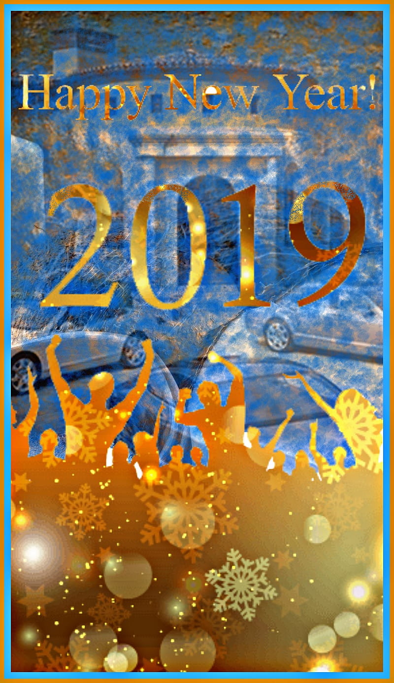 Happy New Year 2019, new years eve, 2019 2018 2020, christmas halloween, happy holiday, HD phone wallpaper