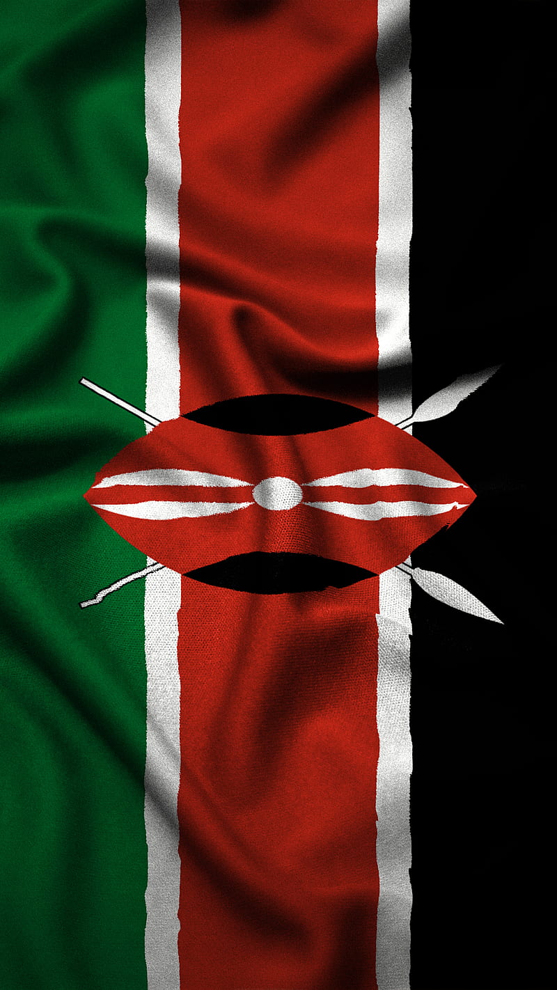 Kenya, Kenya country, Kenya flag, HD phone wallpaper