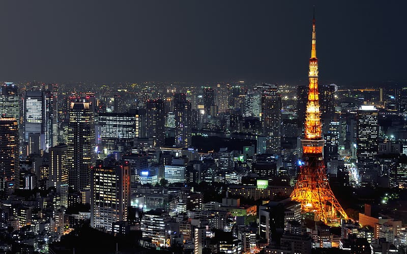 Cities, Japan, Tokyo, , Tokyo Tower, HD wallpaper