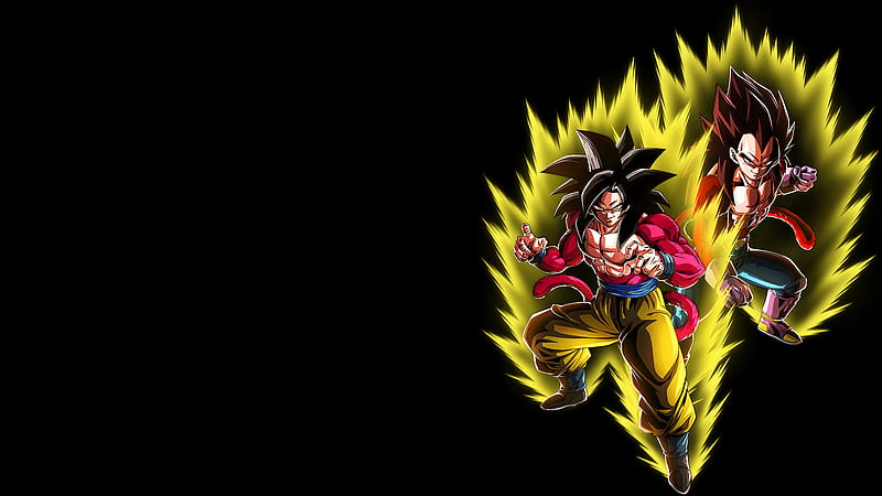 Goku & Vegeta SSJ4, HD wallpaper
