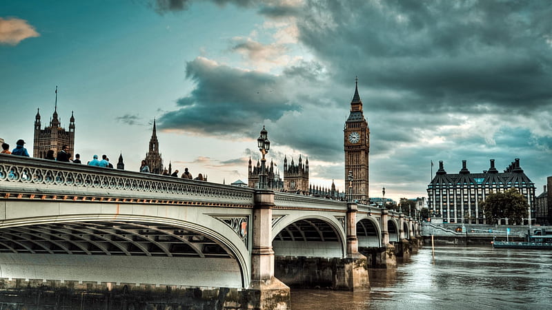 Westminster bridge big ben london, city, bridge, tower, clock, river, HD  wallpaper | Peakpx