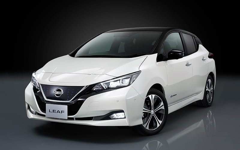 Nissan Leaf 2018 cars, electric vehicles, new Leaf, japanese cars, Nissan, HD wallpaper