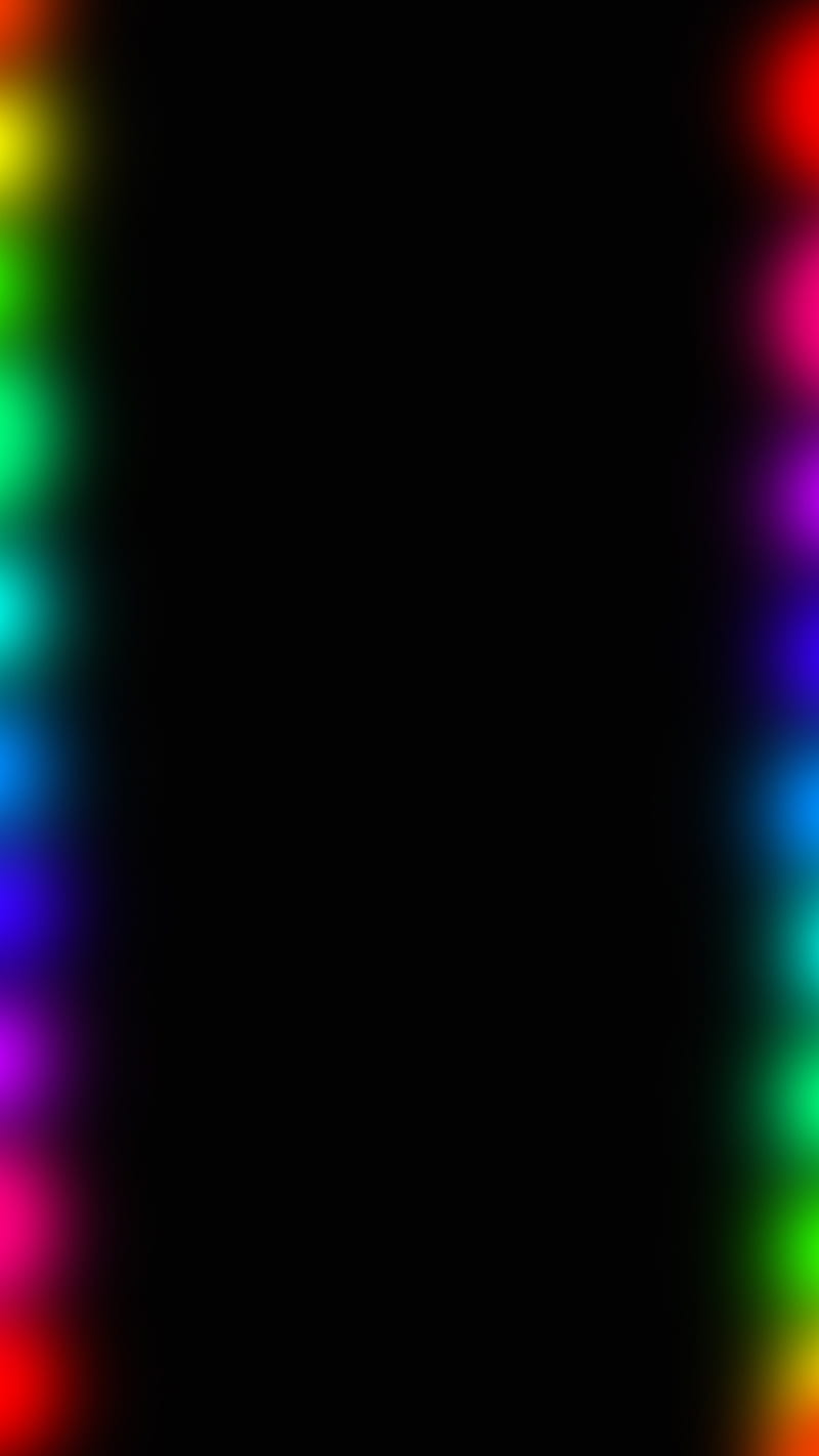 rainbow, colorful, edge, HD phone wallpaper