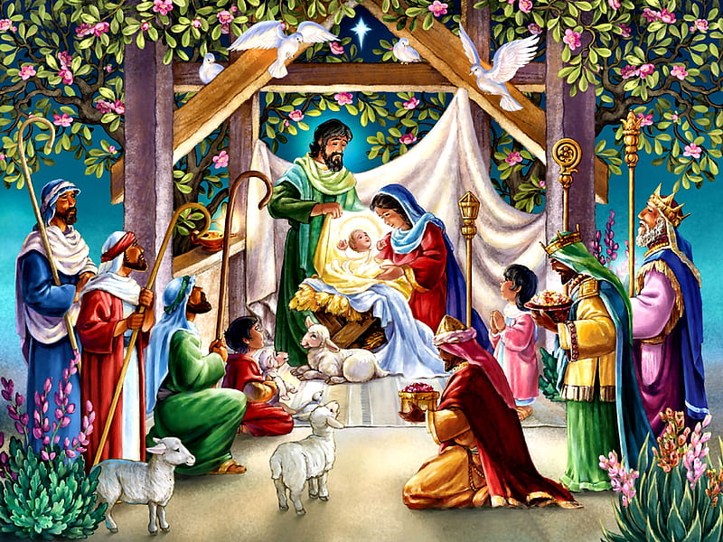Nativity Scene Background Images HD Pictures and Wallpaper For Free  Download  Pngtree