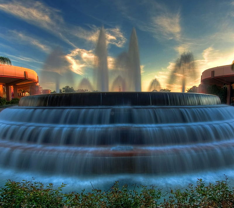 Water Fountain, 2015, nature, HD wallpaper