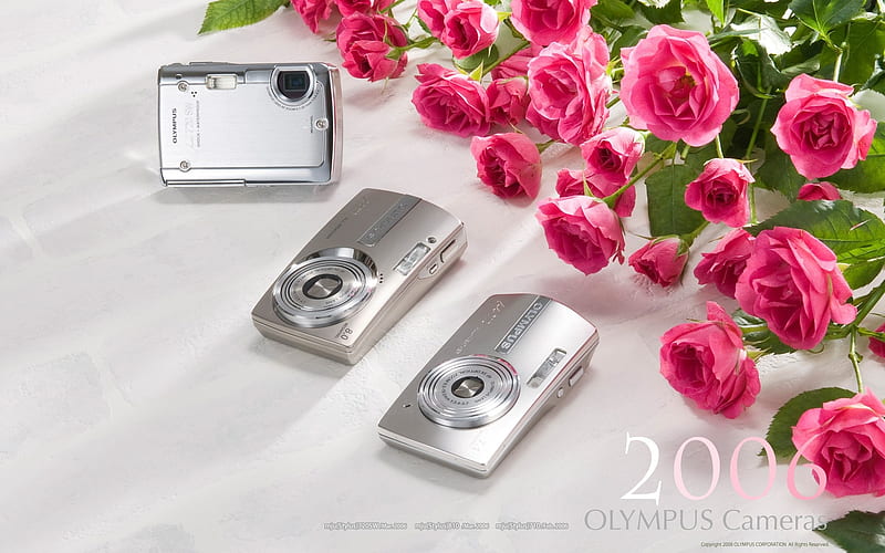 2006 Oplympus Style Digital Cameras, HD wallpaper