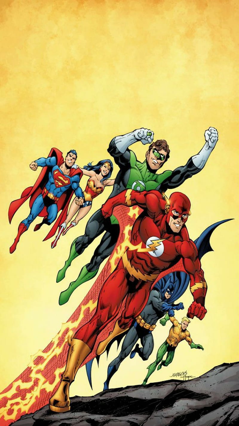 Justice League, the flash, superman, batman, aquaman, cyborg, wonder women, green  lantern, HD phone wallpaper | Peakpx