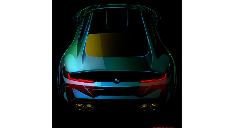 2018 BMW M8 Gran Coupe Concept - Design Sketch , car, HD wallpaper