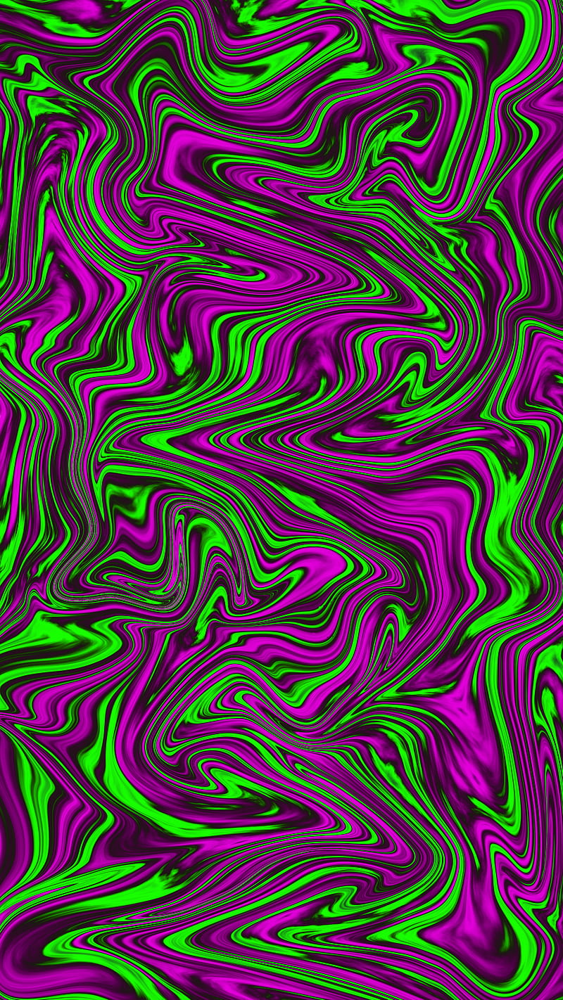 Pink green abstract, abstract, colorful, colors, flow, green, liquid, pink, HD phone wallpaper