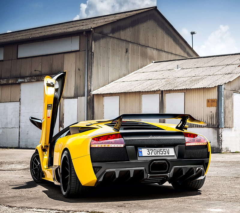 Lamborghini Lamborghini Murcielago Road Yellow Hd Wallpaper Peakpx