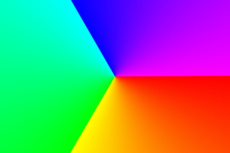 Rgb, Shapes, Edges, Gradient, Abstraction, Colorful, Hd Wallpaper | Peakpx