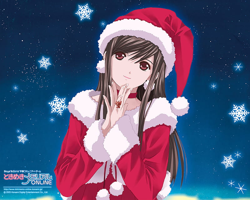 Anime Christmas, christmas, anime, HD wallpaper | Peakpx