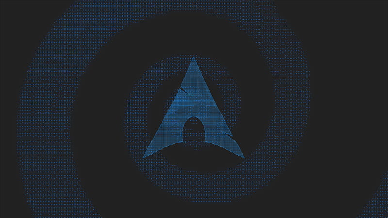 Arch Linux Minimalism , arch-linux, ubuntu, logo, computer, linux, HD wallpaper